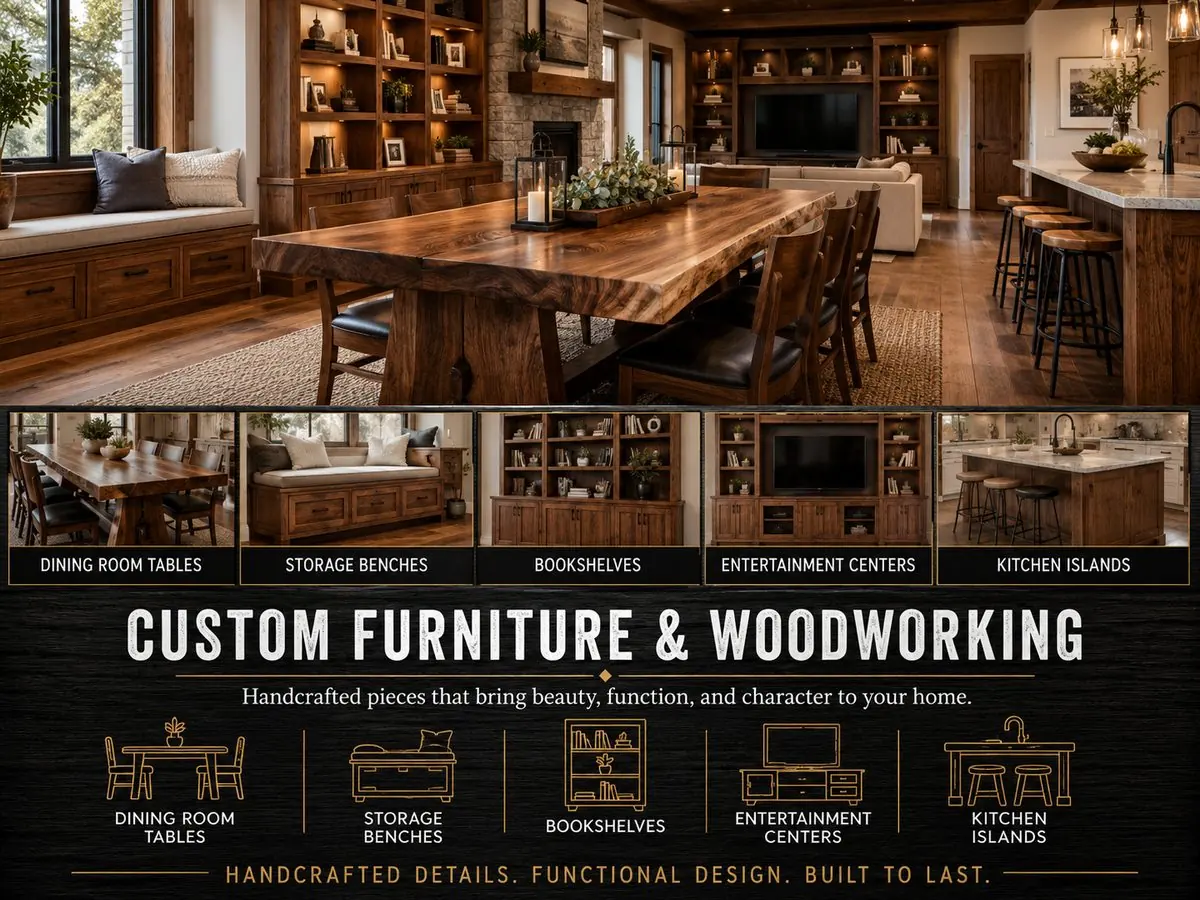 Custom furniture and woodworking project, Tawas Michigan