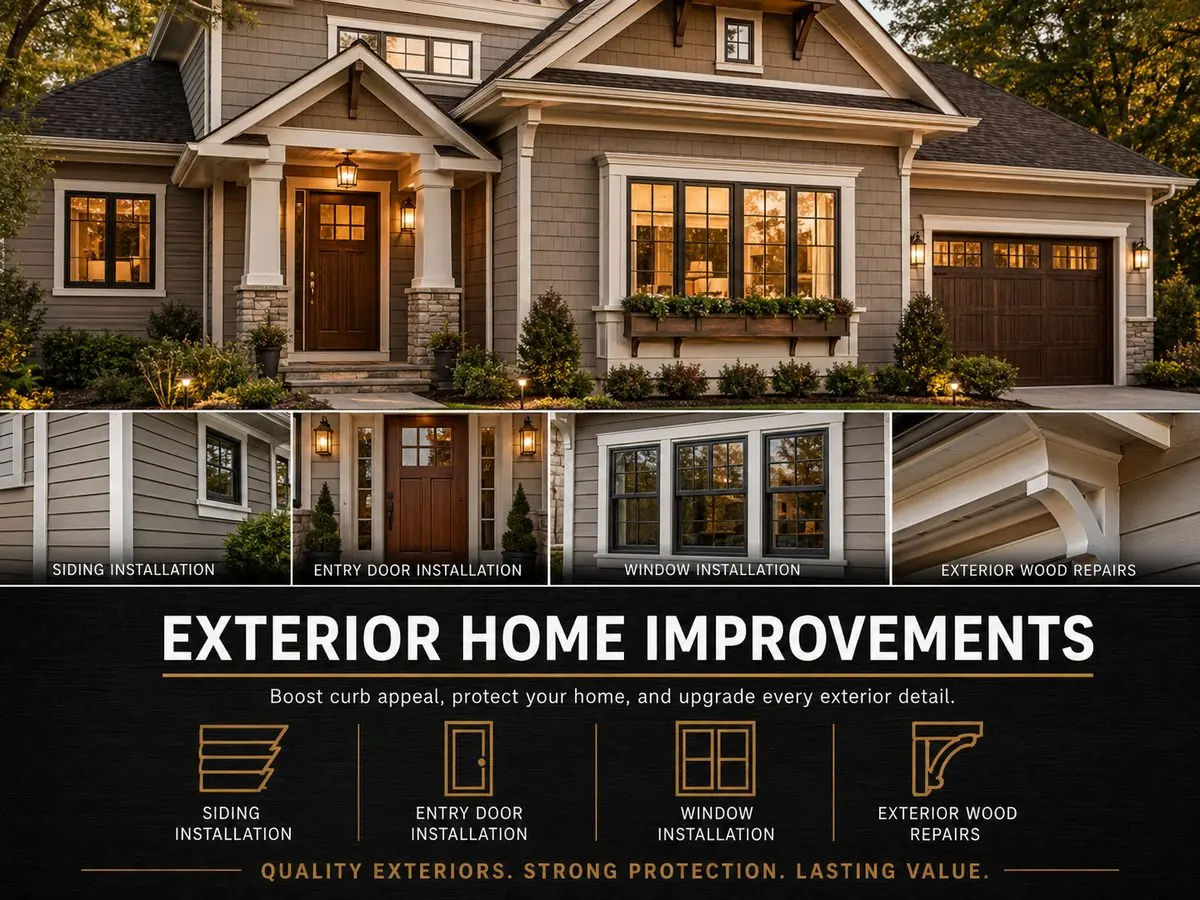 Exterior home improvement project, Tawas Michigan